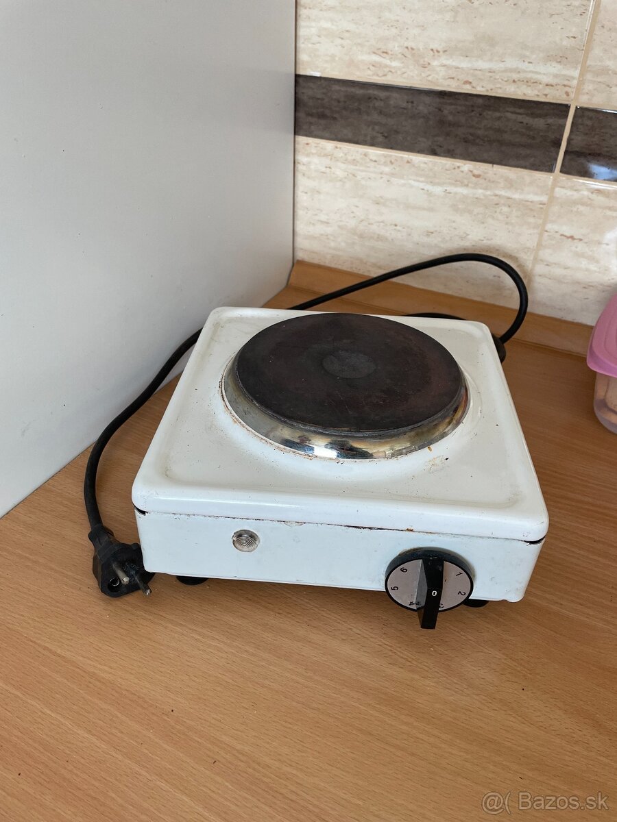 Retro elektrická varná platňa