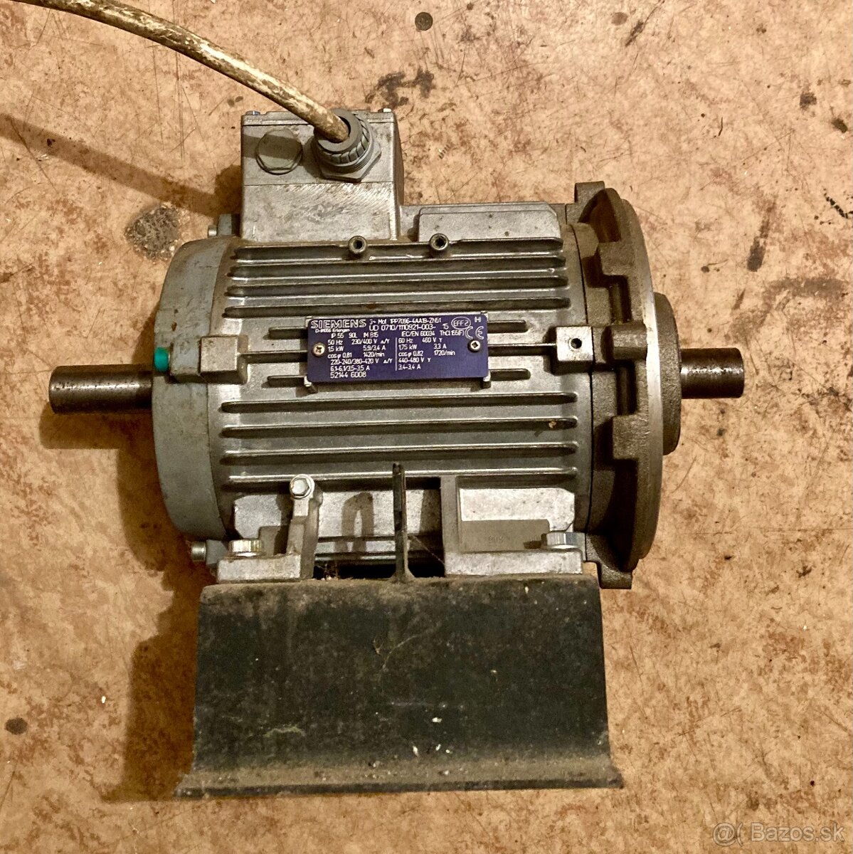 Elektromotor Siemens 1,5 kW, 1420/min
