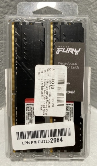 Nové RAM Kingston FURY 64GB KIT DDR4 3200MHz CL16 Beast Blac