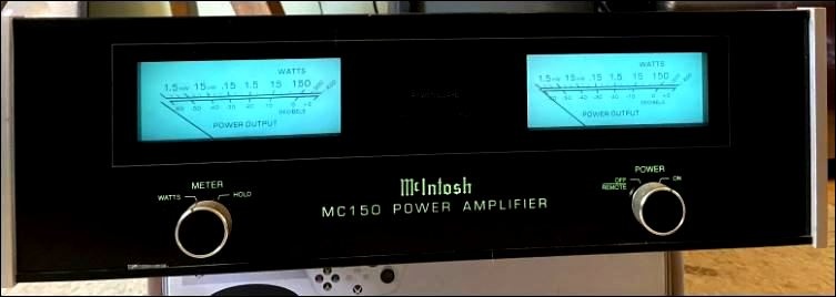 McIntosh MC 150 Power amp.