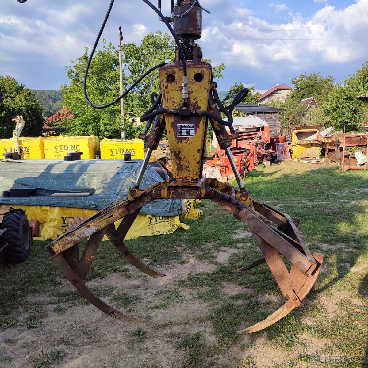 Hydraulicke klieste, drapak
