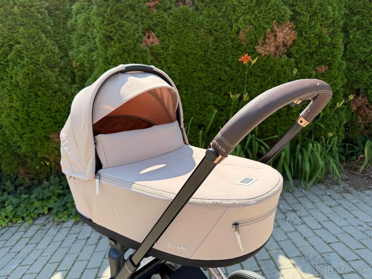 Cybex Priam Lux Carry Cot 4.0 Platinum