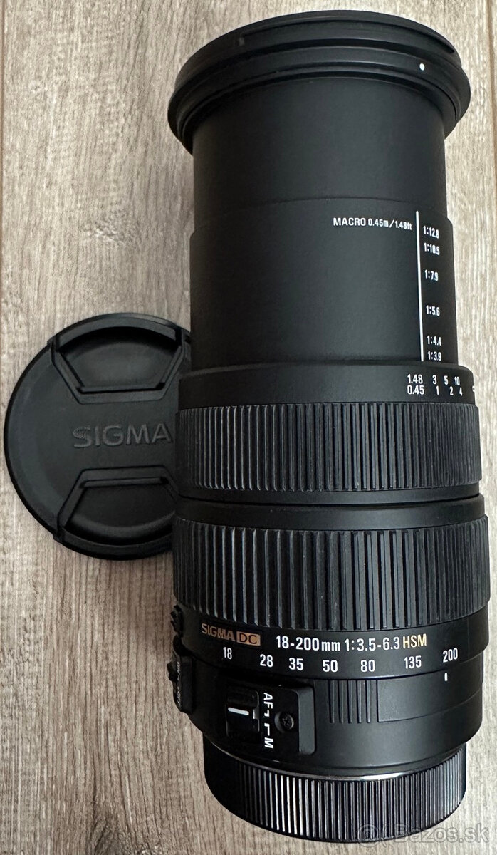 SIGMA 18–200 f3.5–6.3 DC HSM Canon