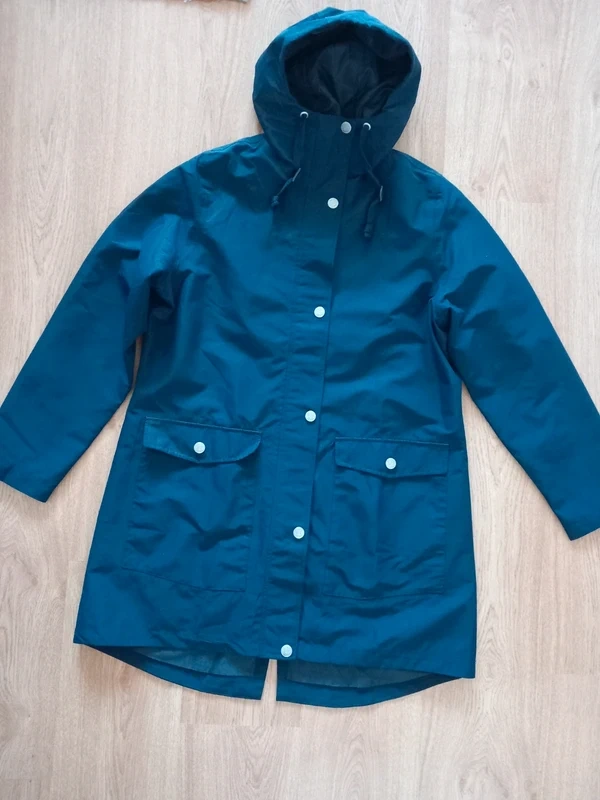 Nová dámska tmavomodrá parka do dažďa, zn. Esmara - veľ. 46