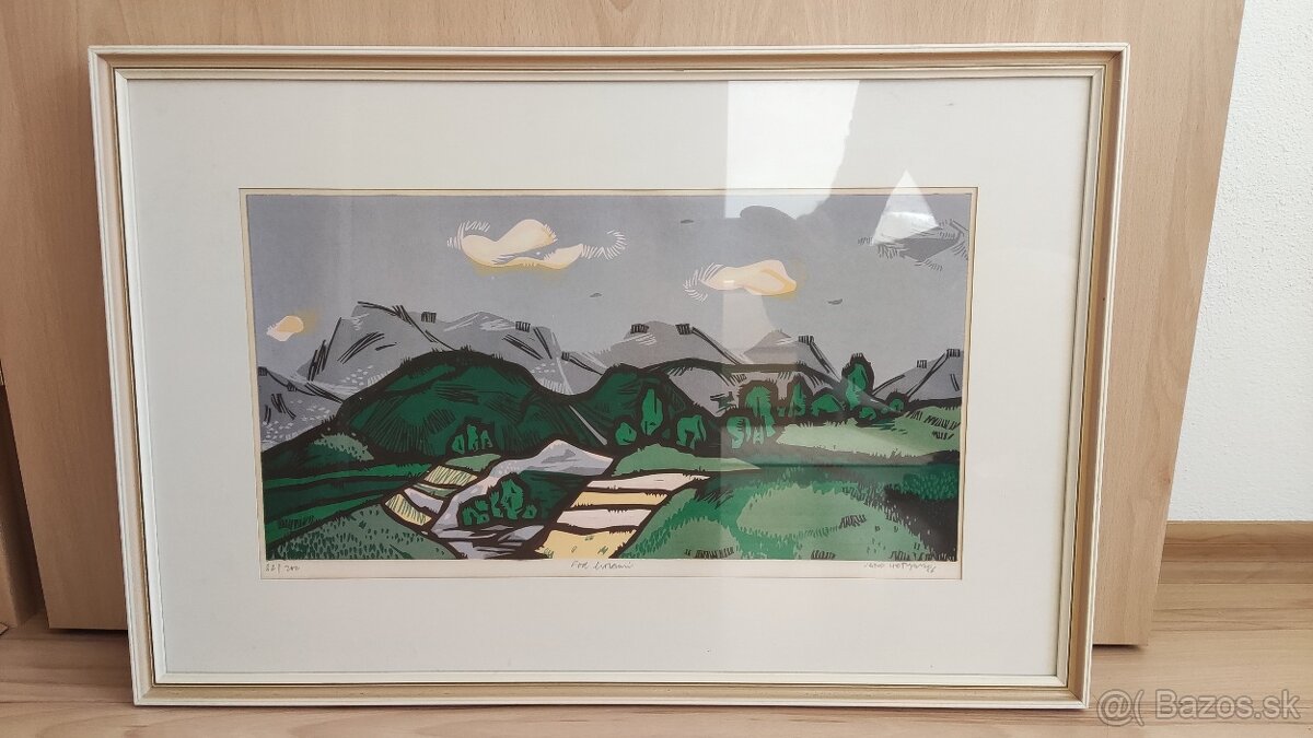 Obraz - Jaro Horyna - Pod Horami 1986