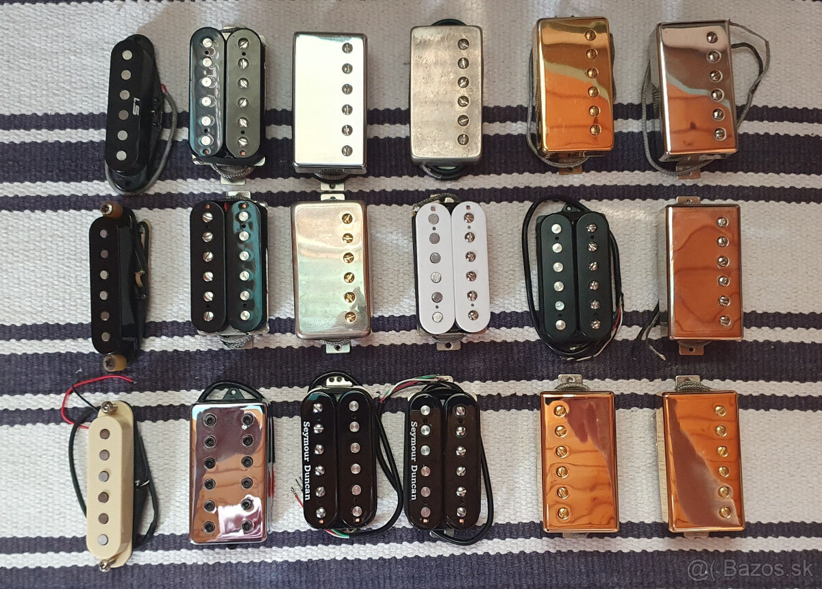 Gitarové snímače a hardware