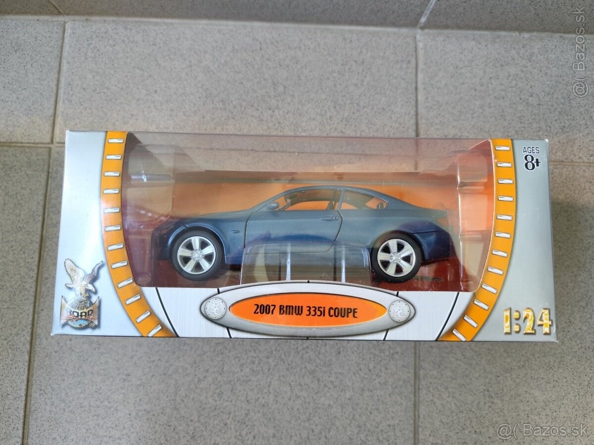 Predám nový kovový model BMW 335i coupé 2007. Dĺžka 19 cm, š