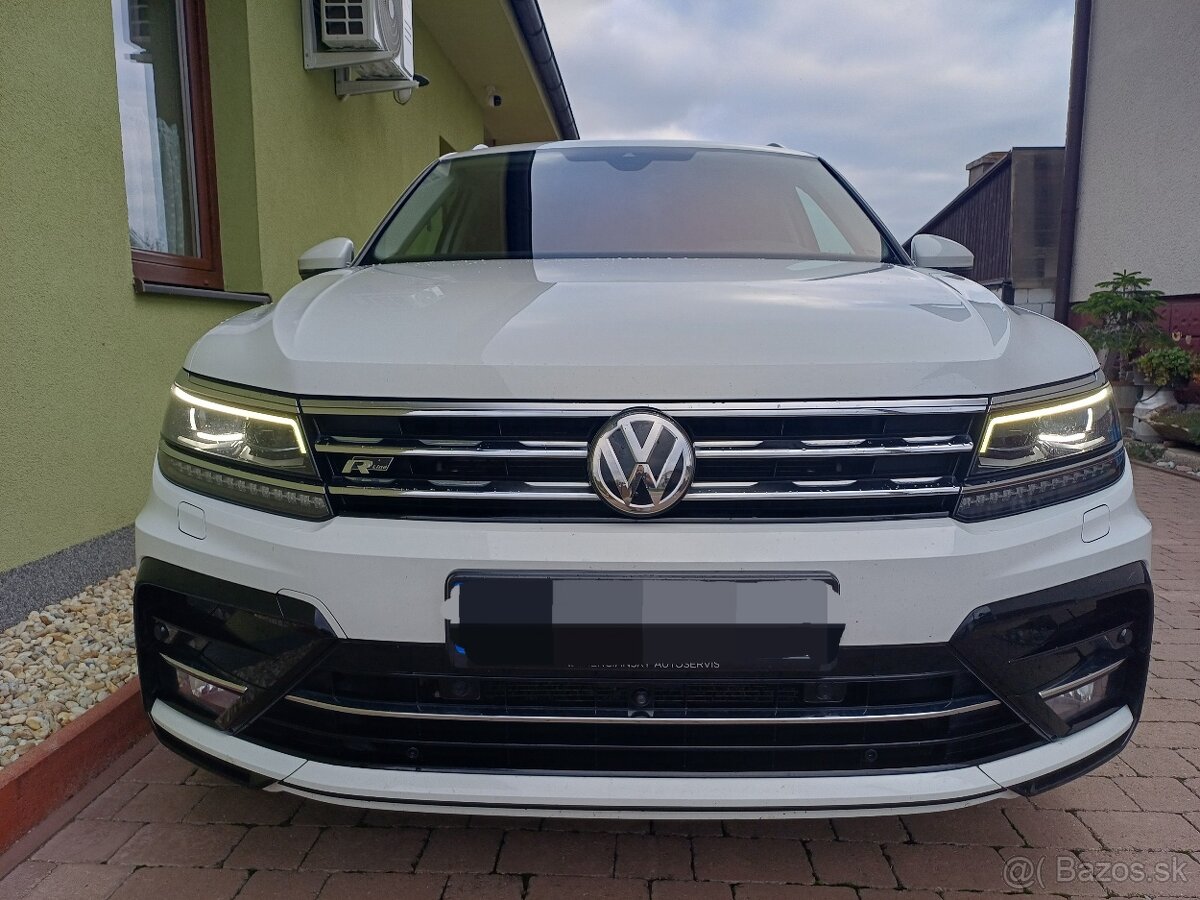 Volkswagen Tiguan Allspace R-line 4x4  dsg kúpene na Sk