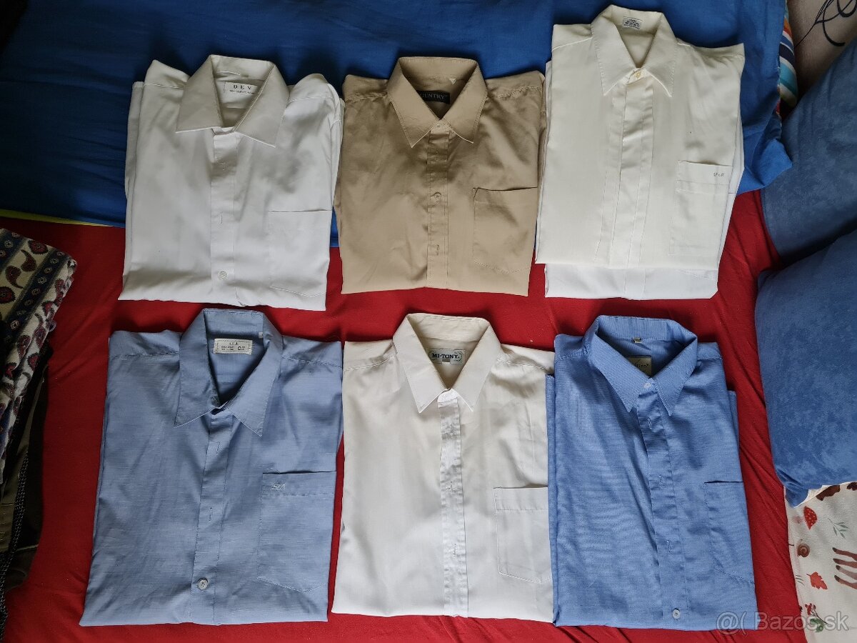 Pánske košele s dlhým rukávom - 43