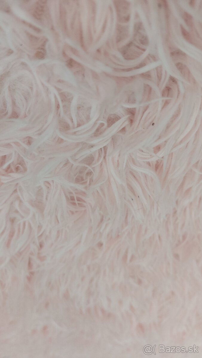 Ako novy, vycisteny ruzovy koberec 120 x 170 cm