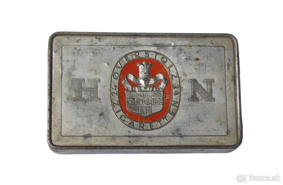 Plechová krabička na cigarety