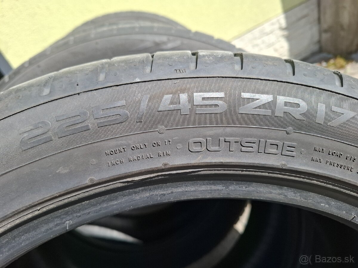 Letné pneumatiky Nokian 225 45 R17