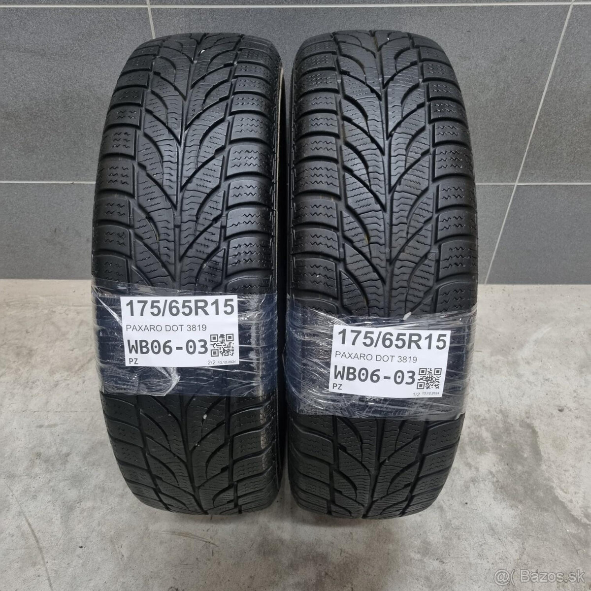 Zimné pneumatiky 175/65 R15 PAXARO DOT3819