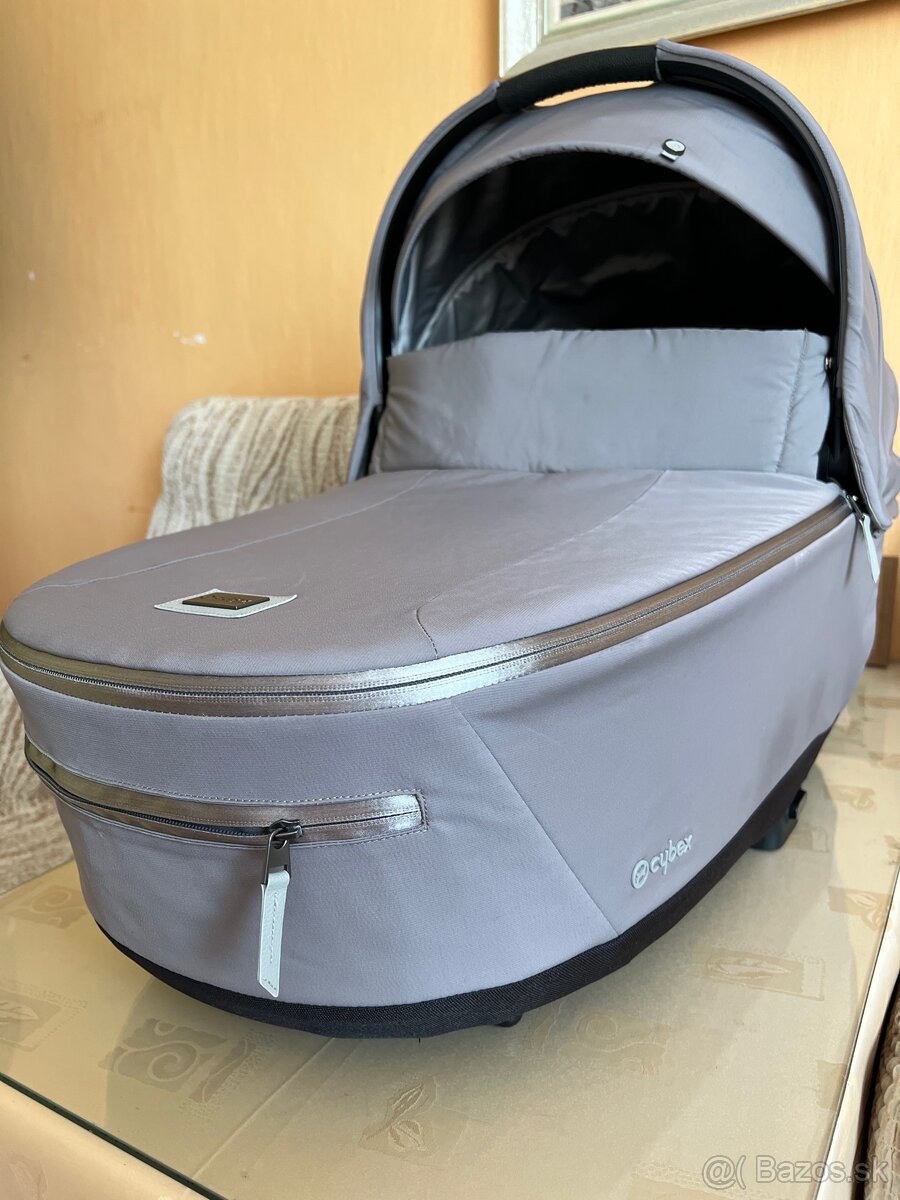 CYBEX Priam 4.0 Lux Carry Cot Mirage Grey Platinum