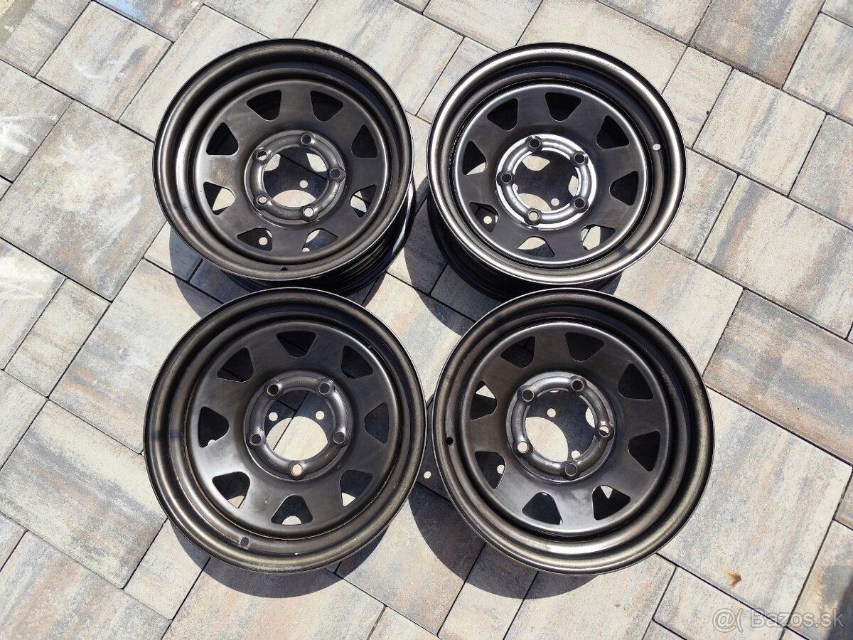 5x139,7 r15 plechové disky Suzuki Jimny, Vitara, Samurai