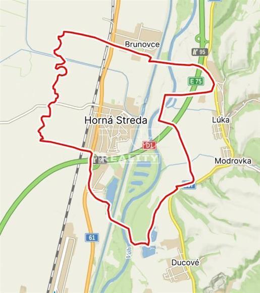 Pozemok na rodinný dom v obci Horná Streda