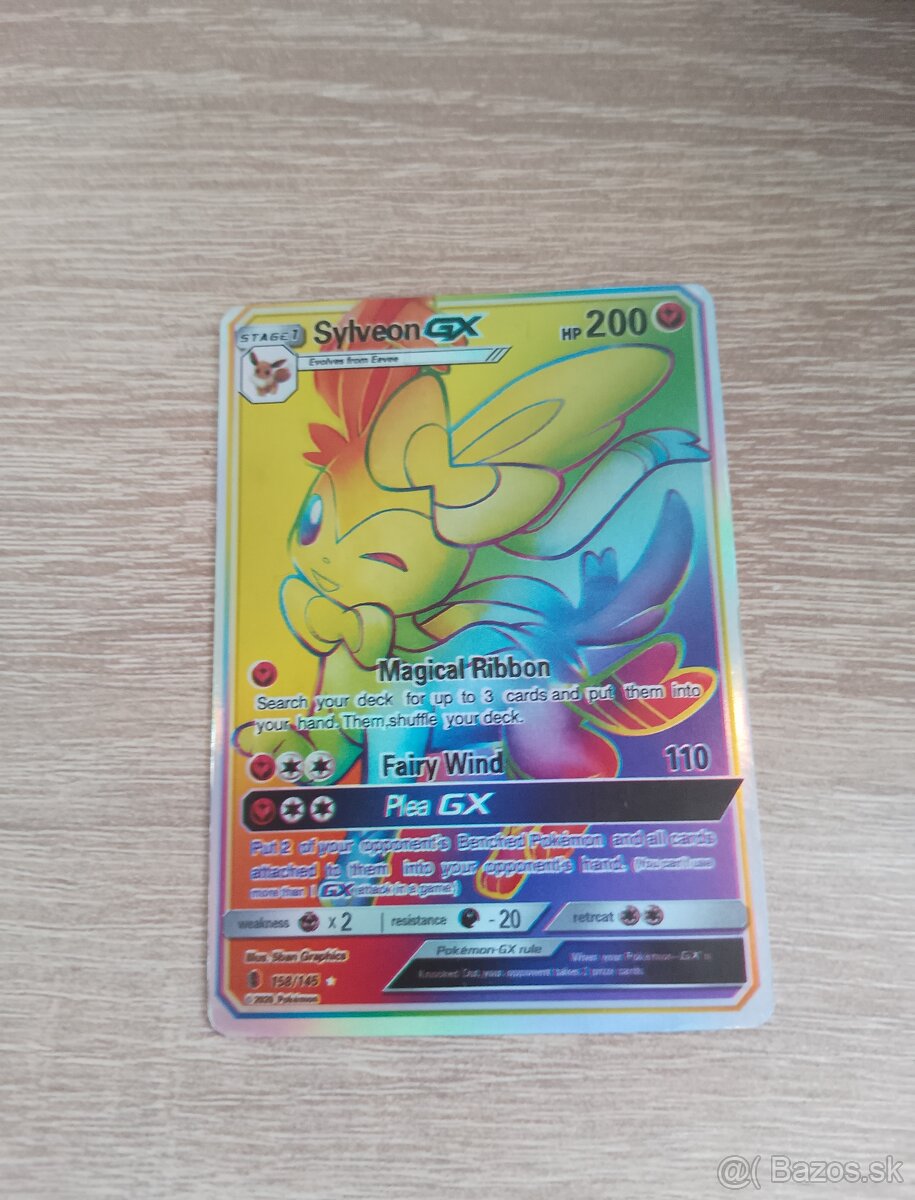 Pokémon karta Sylveon gx