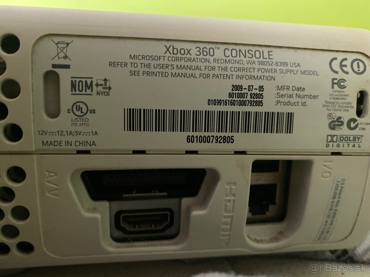 Xbox 360 +hry +ovladač