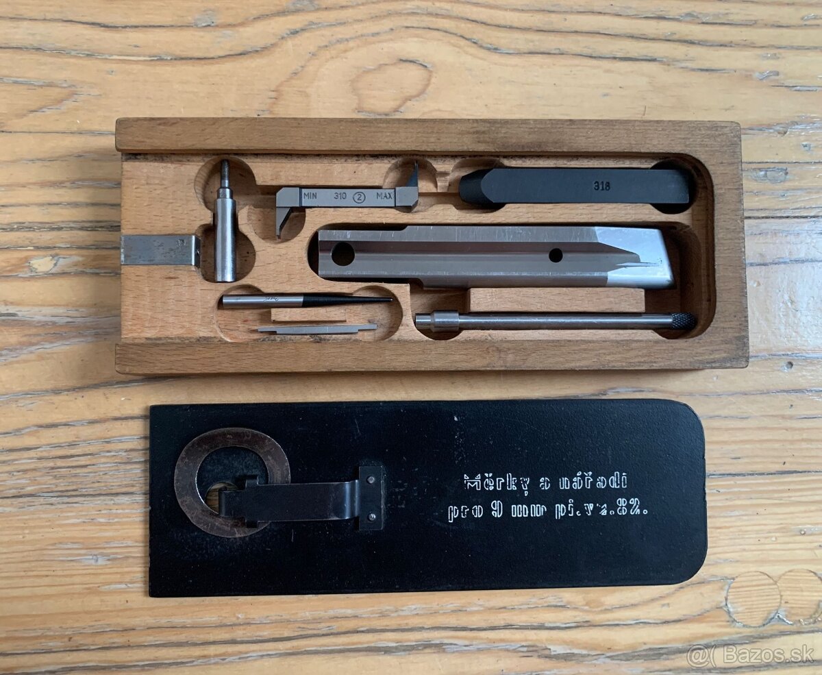 Zbrojarské mierky, suprava měrek a nářadí vz.82 vz82 a vz58