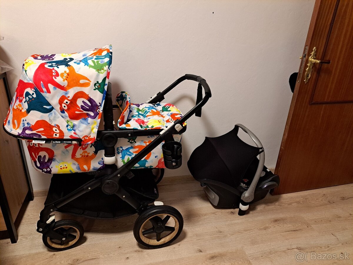 BUGABOO FOX BAS KOSTERS/BLACK MELANGE