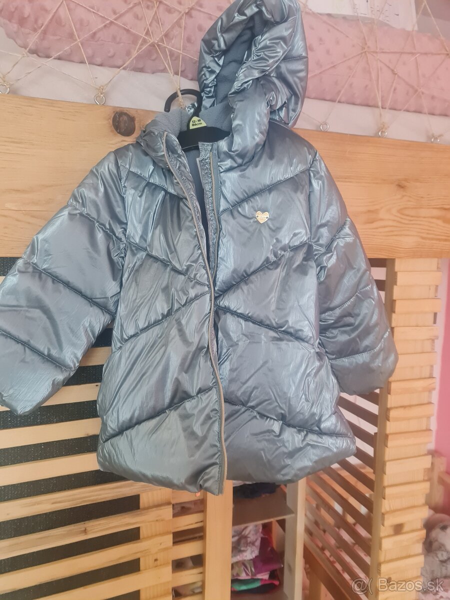 Dievčenská zimná vetrovka