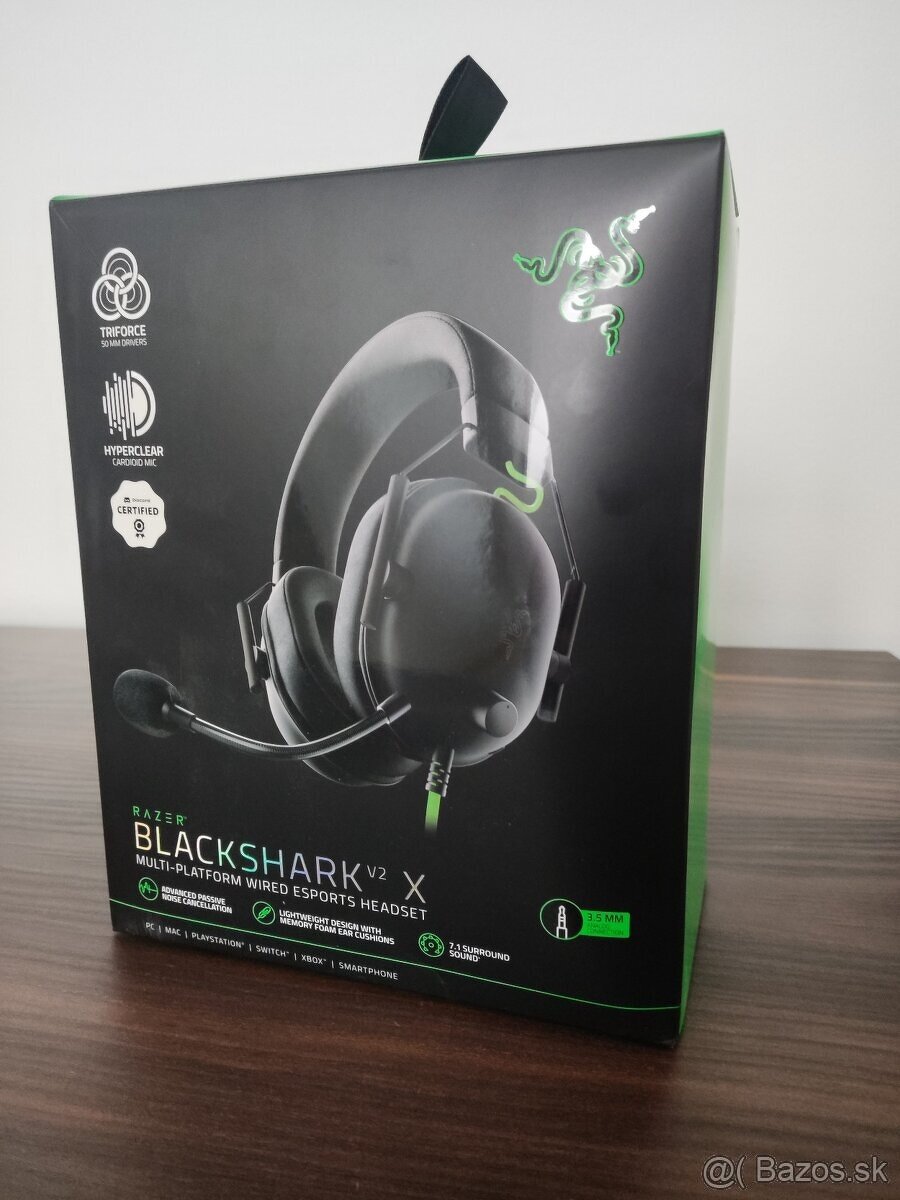 Slúchadlá Razer BlackShark V2 X