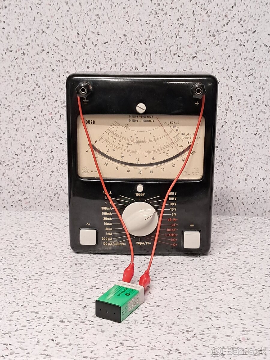 Metra Blansko DU 20 》STAROŽITNÝ MERACÍ PRISTROJ