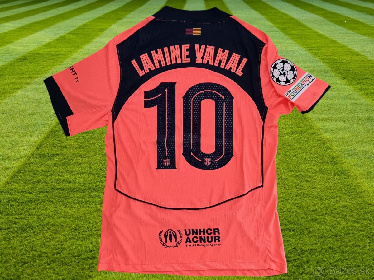 Lamine Yamal dres FC Barcelona 25/26 XL Authentic orange