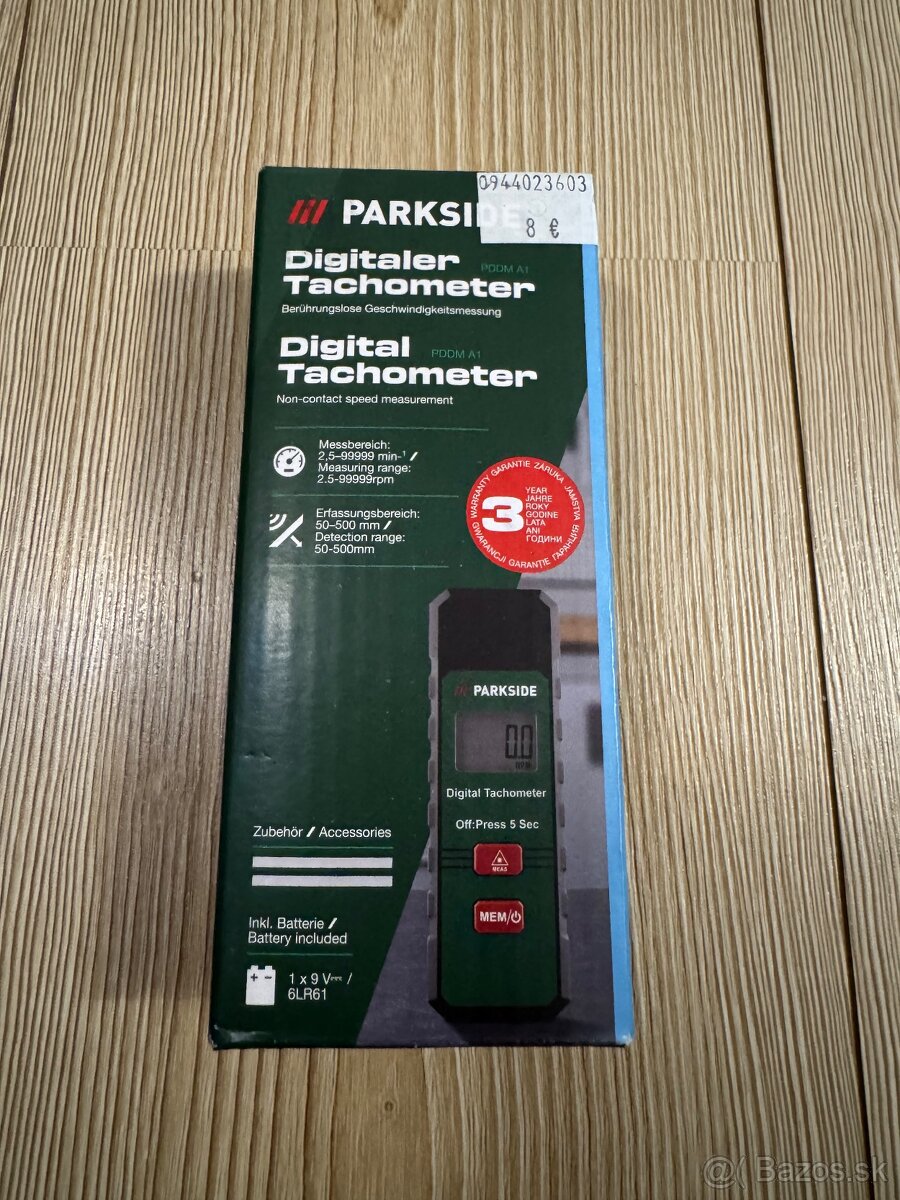 Predám PARKSIDE digitálny tachometer