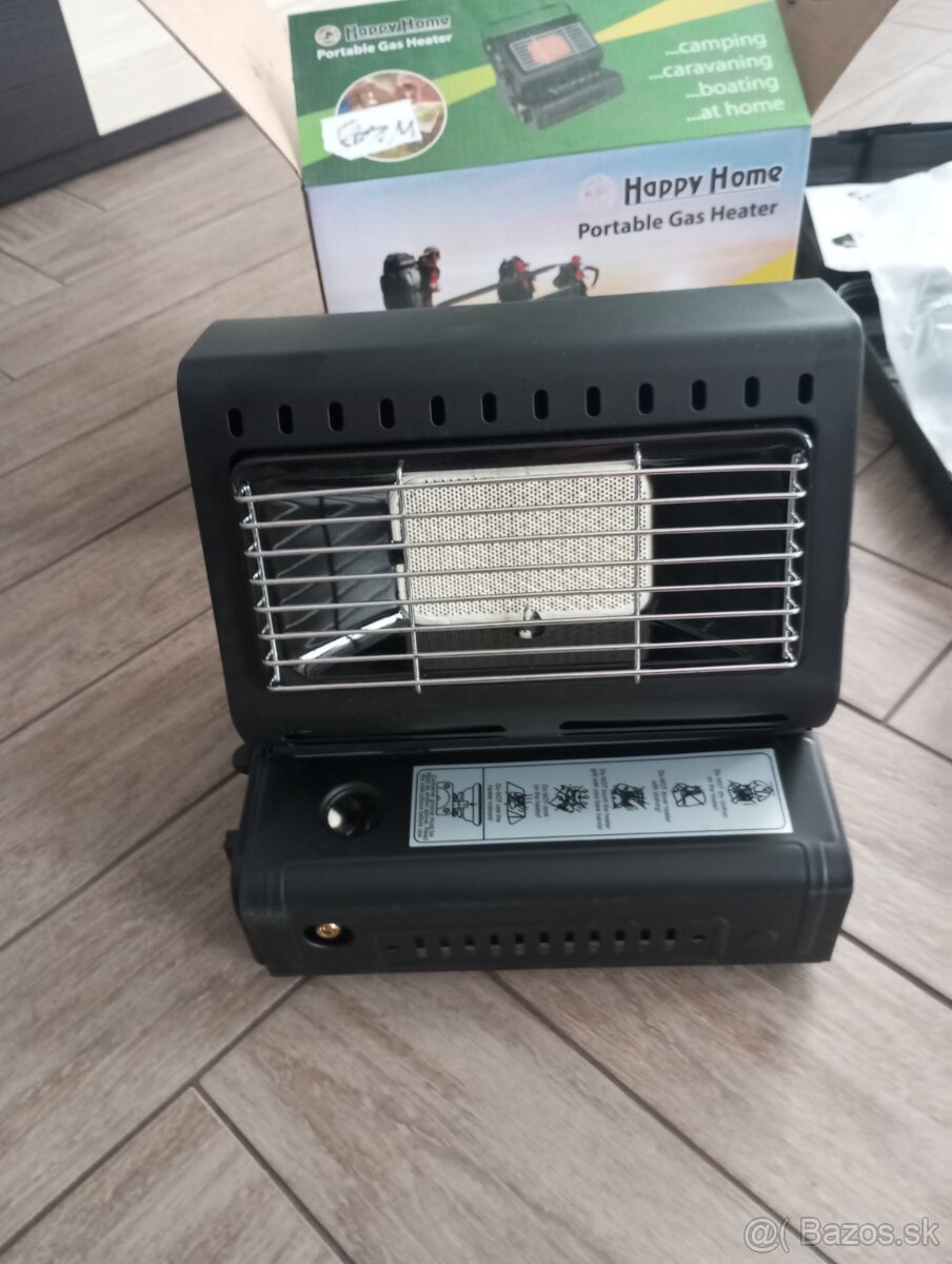 Plynový ohrievač na butánové kartuše aj na 2kg PB bombu-nový