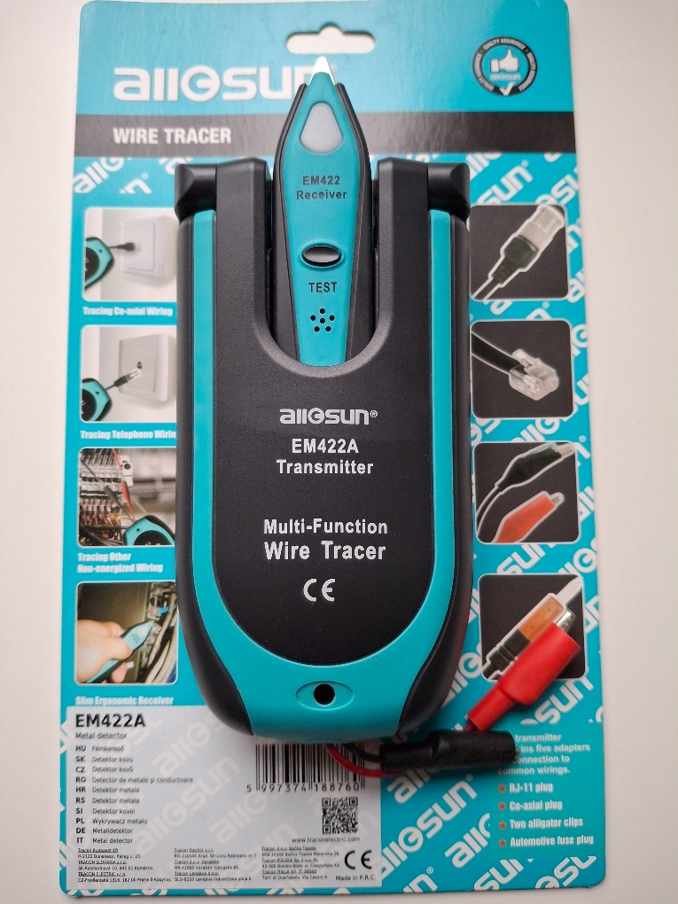 Predám vyhľadávač vodičov a kovových potrubí  EM422