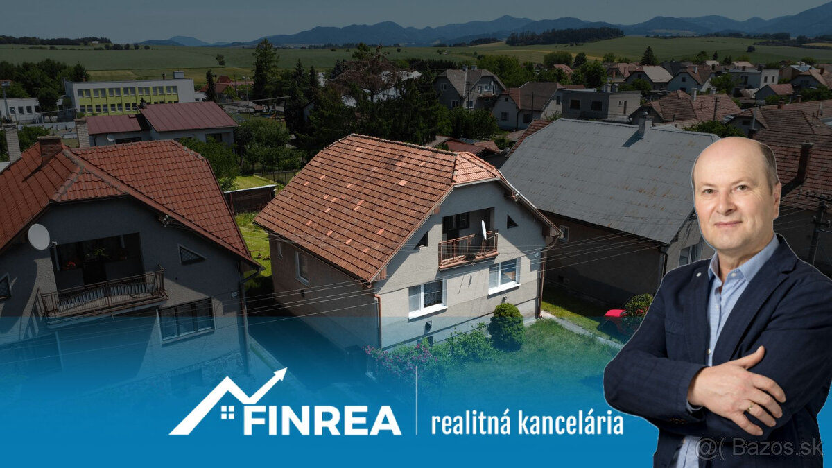 FINREA│Rodinný dom na pozemku 770 m² v obci Žabokreky, okr.