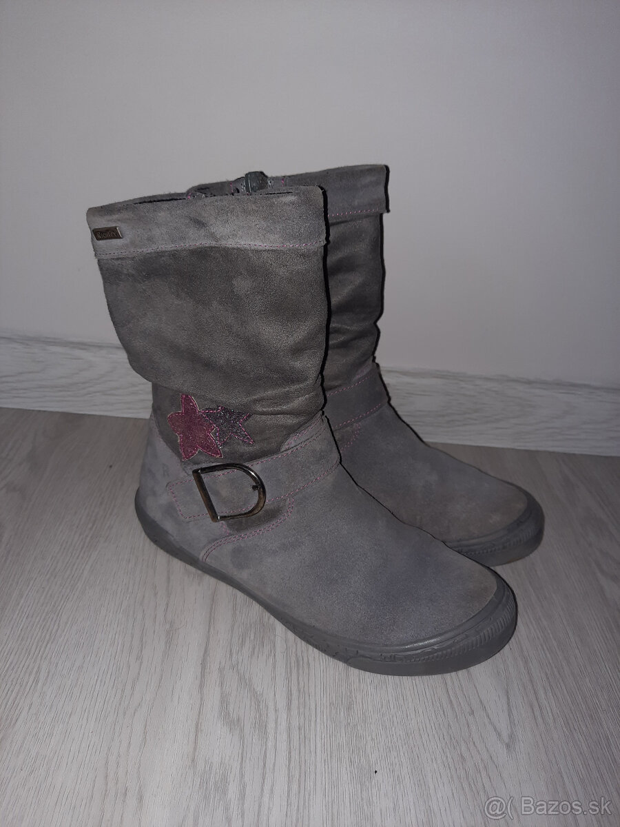 Kožené čižmy Richter (veľ. 33)