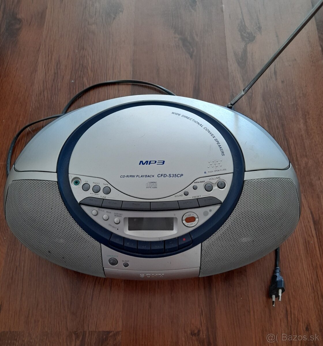 Sony rádio, prehrávač magnetofónových kaziet a CD