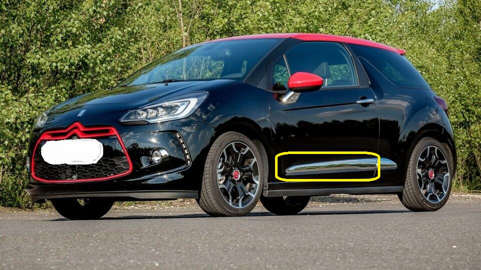 Predám lištu dverí Citroen DS3 3dverová verzia