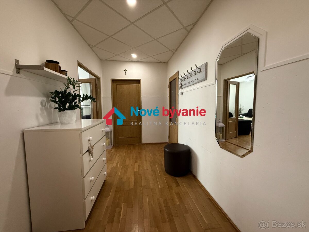 NOVÁ CENA/Predaj, 4izbový byt s garážou, záhradou a s bazéno