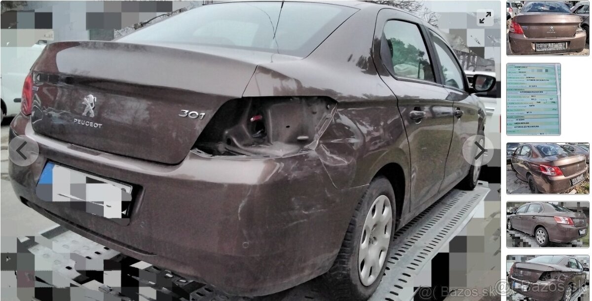 PEUGEOT 301 1.6 HDI 2015 73kW predám PREVODOVKU, MOTOR BH02
