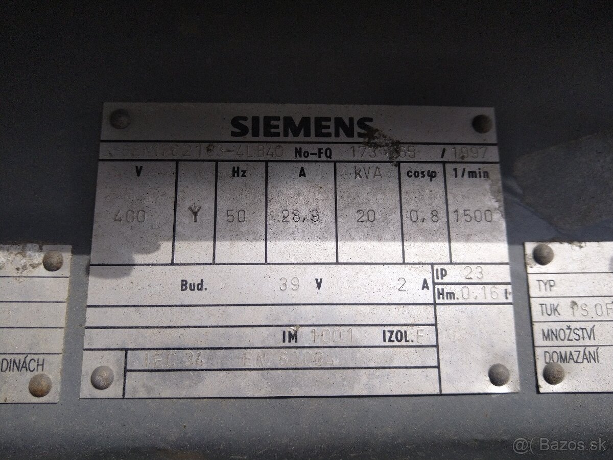 Generátor Siemens