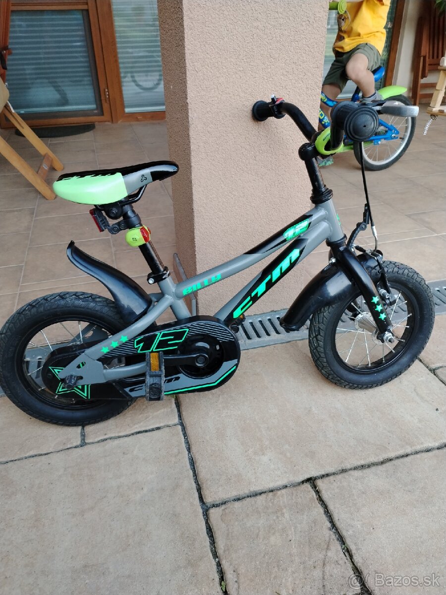 Detský bicykel veľkosť kolies 12