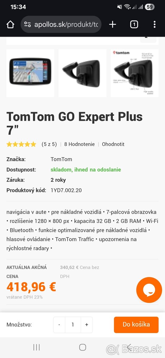 TomTom GO Expert Plus 7"