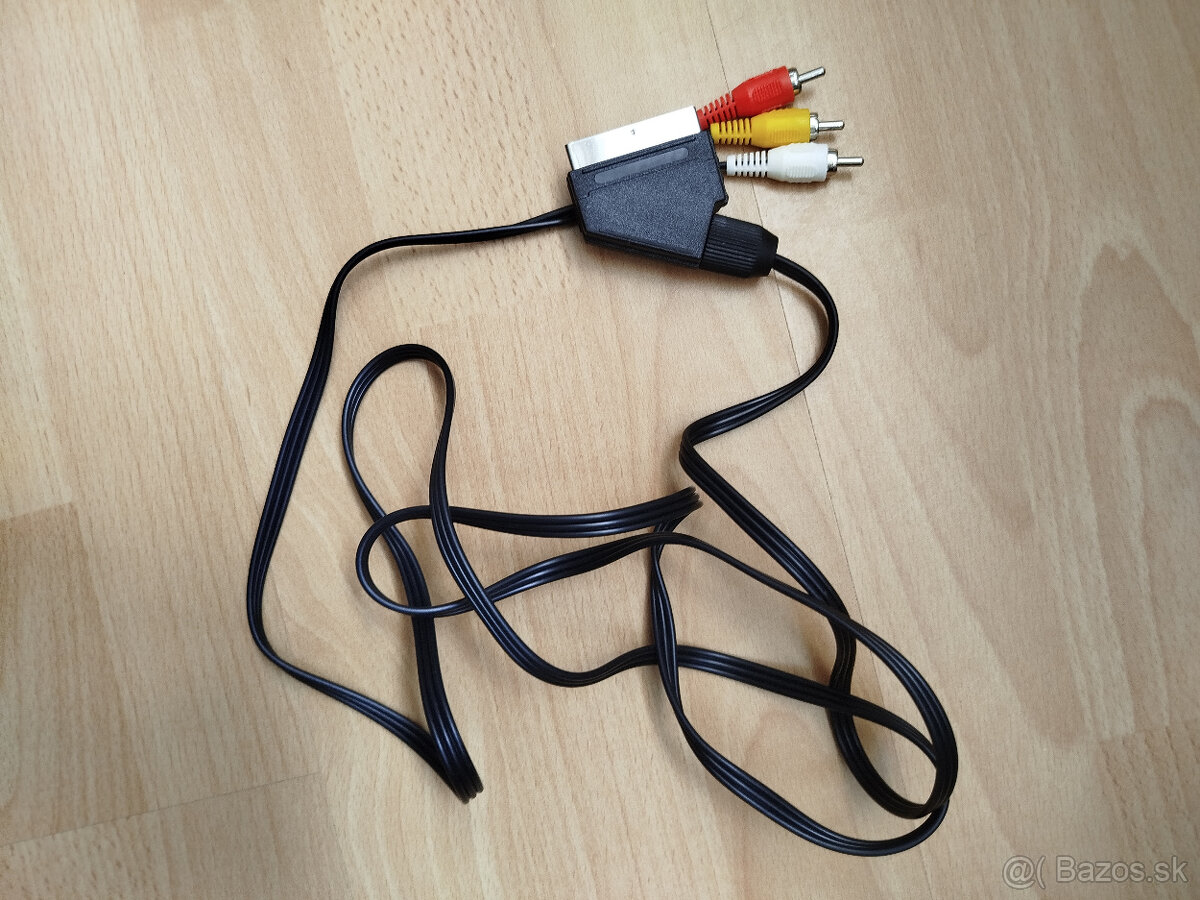 Kábel Scart - 3x cinch