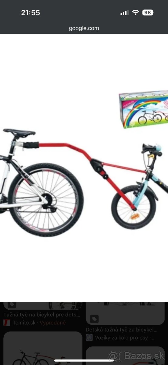 tyč za bicykel