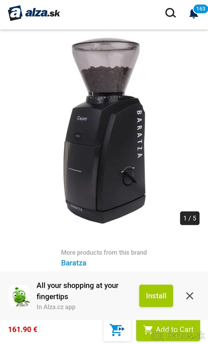 Baratza mlynček na kávu