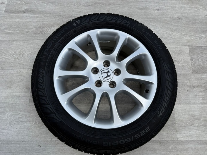 R18 ORIG.ALU LETNÍ KOLA HONDA CRV 225/60/18 99%