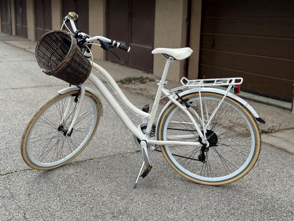 Dámsky 28” MBM Vintage bicykel, Shimano prehadzovačka