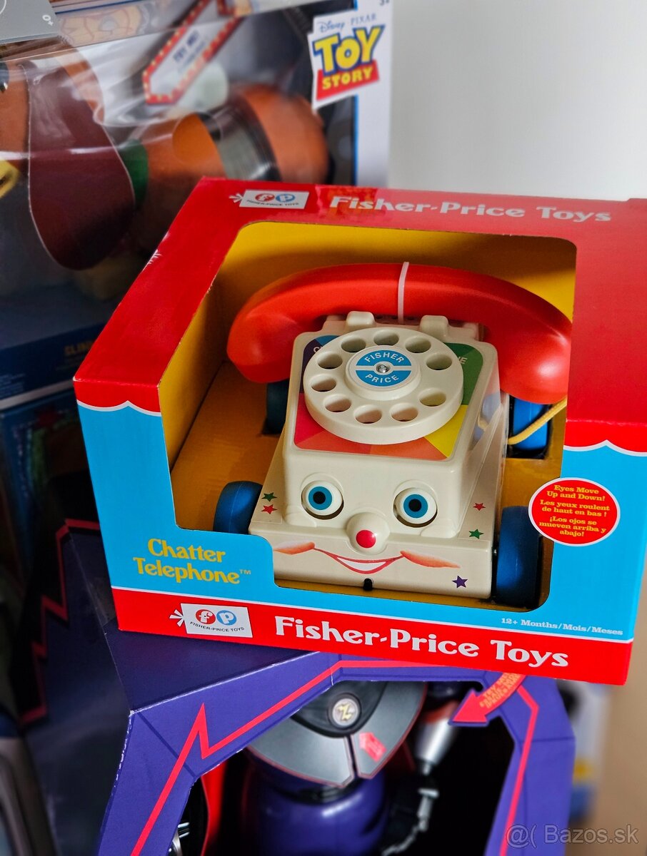 Telefón TOY STORY  Fisher Price retro telephone hračka