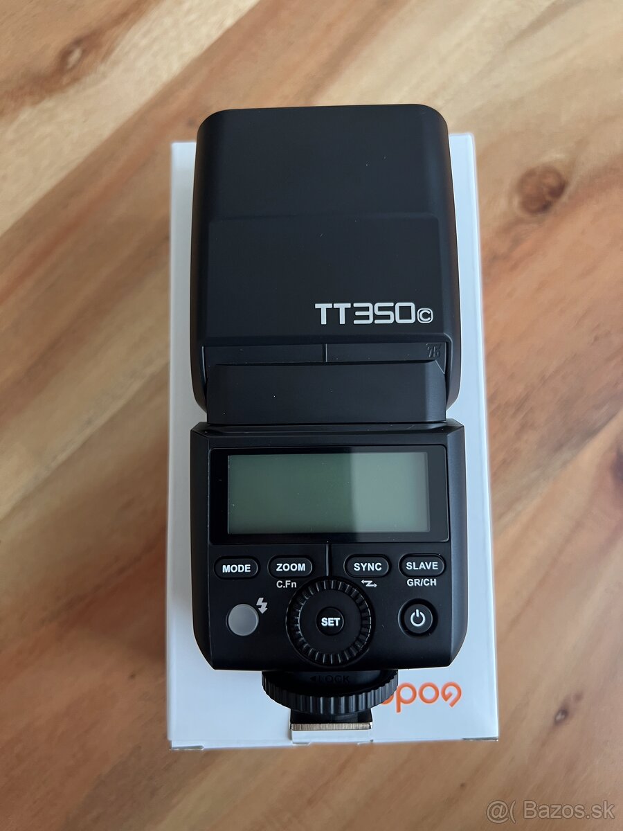 Godox TT350C – výborný stav, Canon
