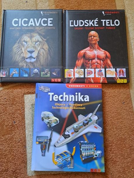 Vedomosti v kocke - Cicavce, Technika, Ľudské telo