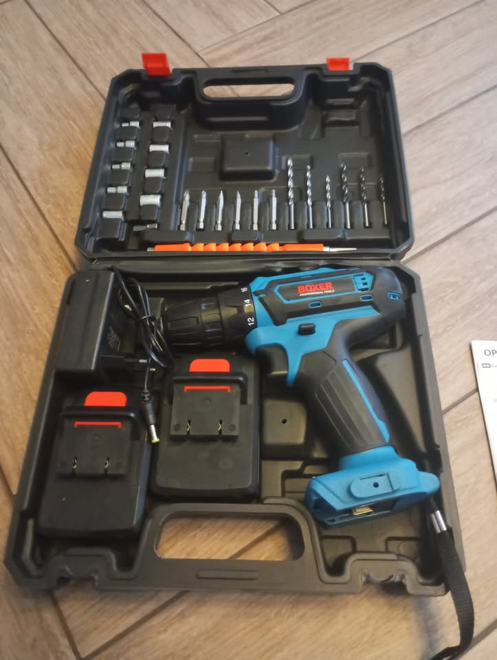 Aku skrutkovač 2x24V + príslušenstvo BX3435 BOXER-nový