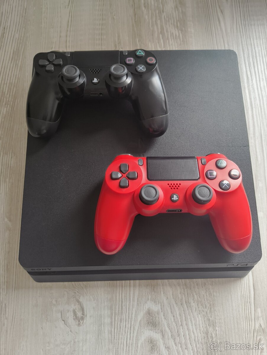 Predám Konzolu PS4 slim 500gb verzia